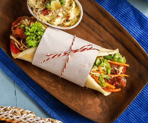 recipe image Beef Pita Wrap